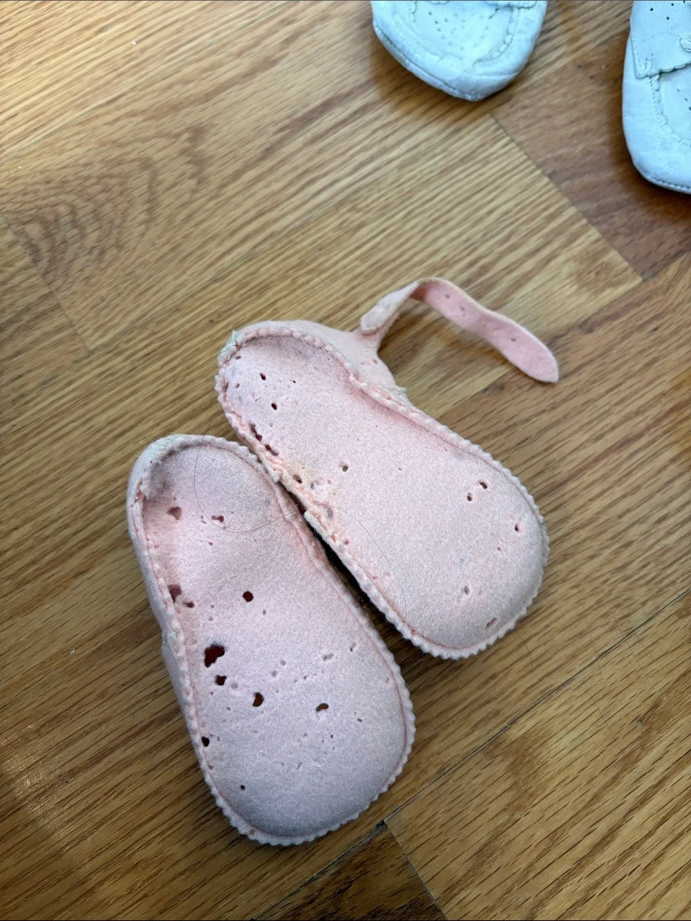 Vintage baby girl shoes